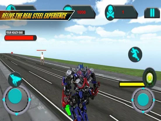 Изображение игры: AUTO Robots Battle Alien
