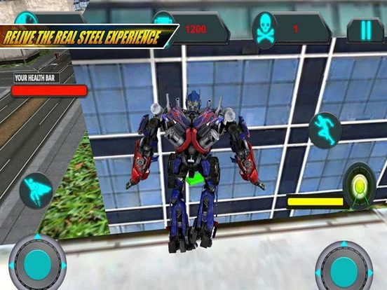 Изображение игры: AUTO Robots Battle Alien