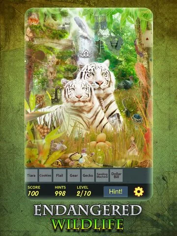 Изображение игры: Hidden Object - Endangered Wildlife
