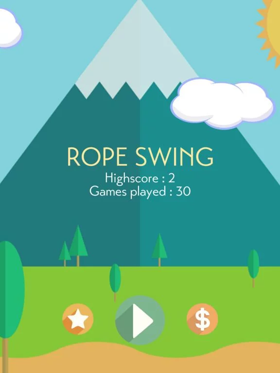 Изображение игры: Rope Swing
