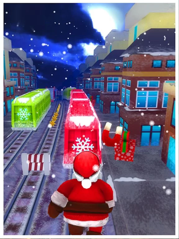 Изображение игры: Santa Run- Xmas Subway Runner