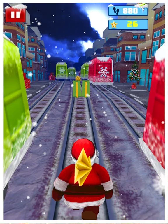 Изображение игры: Santa Run- Xmas Subway Runner