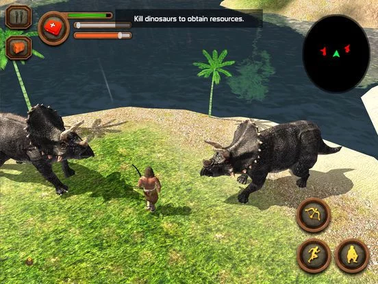 Изображение игры: Hero Survival Dinosaur Island