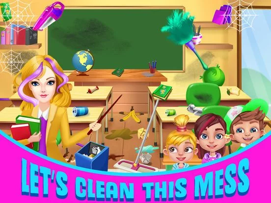 Изображение игры: Teacher Rush: School Homework!