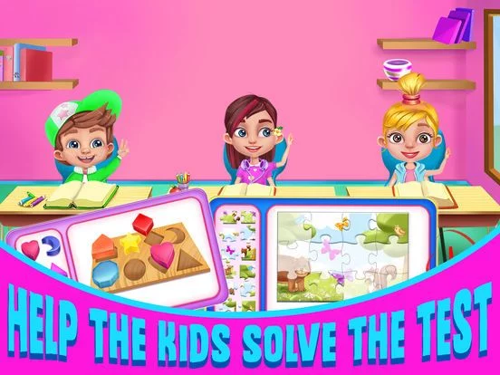 Изображение игры: Teacher Rush: School Homework!
