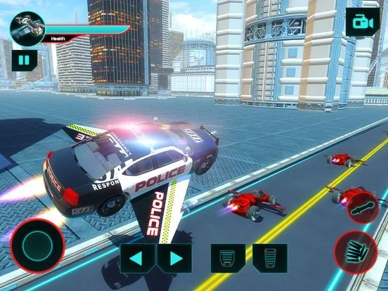 Изображение игры: Police Flying Car Chase
