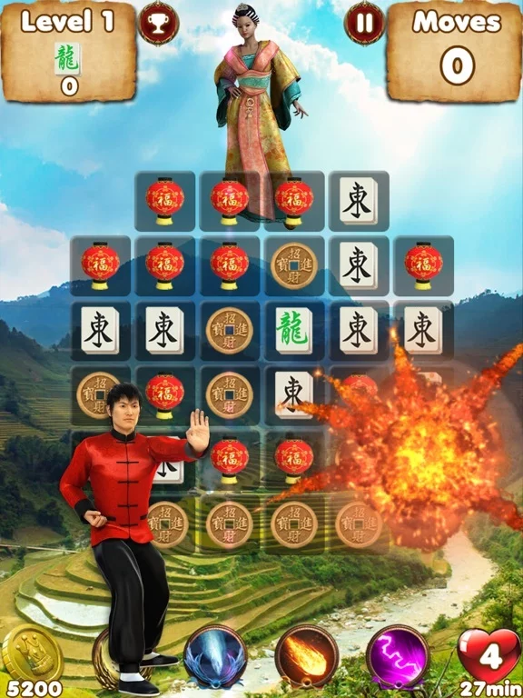 Изображение игры: Chinese New Year - mahjong tile majong games free