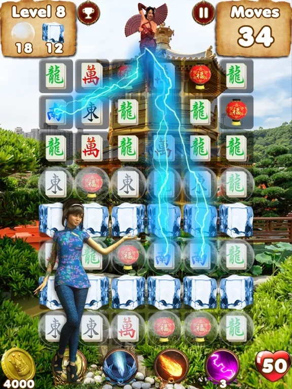 Изображение игры: Chinese New Year - mahjong tile majong games free