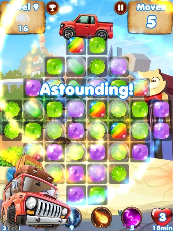 Изображение игры: Candy Cars - fun games for kids & car games race