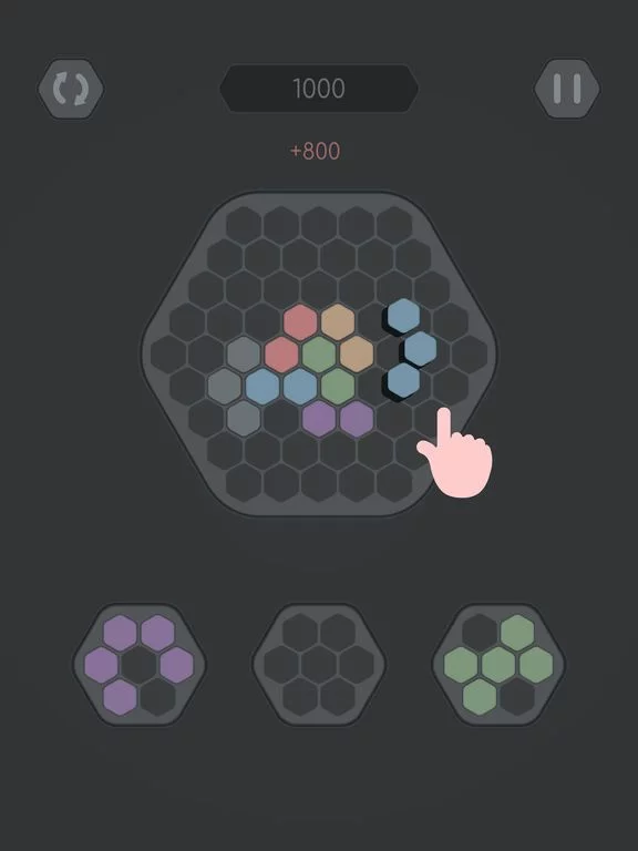 Изображение игры: Pop Hexagon
