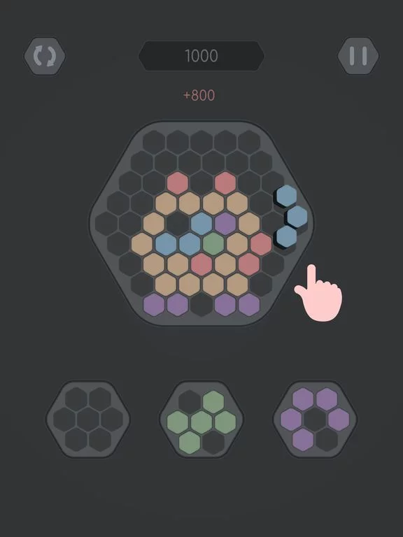 Изображение игры: Pop Hexagon