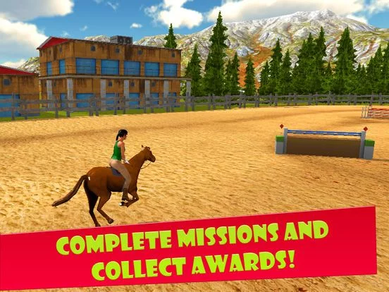Изображение игры: Horse Riding 3D: Show Jumping Full