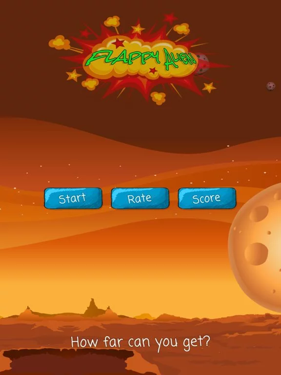 Изображение игры: Flappy Alien - Tap To Fly