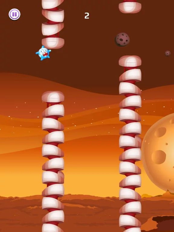 Изображение игры: Flappy Alien - Tap To Fly