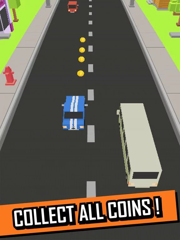Изображение игры: Pixel Racer Cars 3D