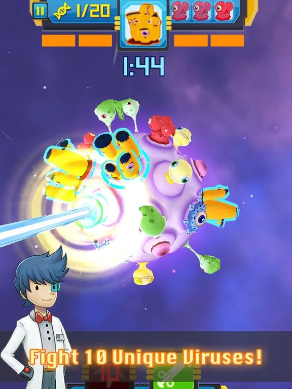 Изображение игры: Cell Surgeon - A Unique 3D Match 4 Strategy Game!