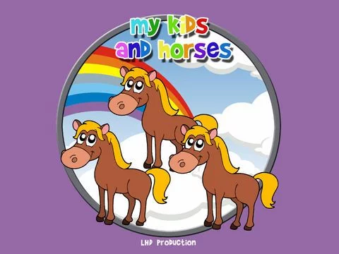 Изображение игры: my children and horses - free game