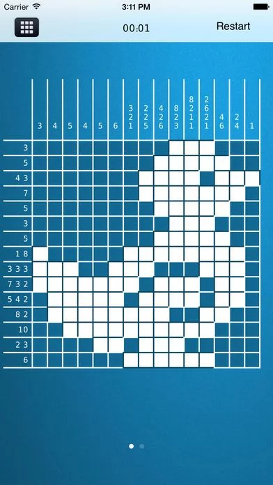 Изображение игры: Picross - Pic-A-Pix