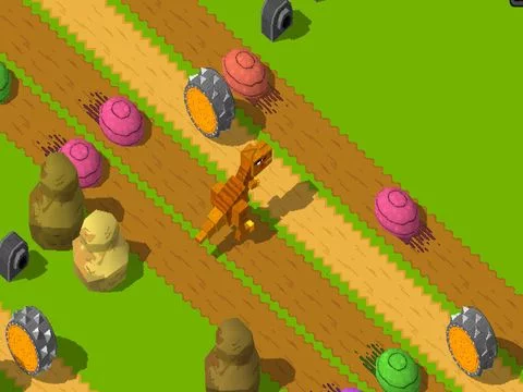 Изображение игры: Dino Craft