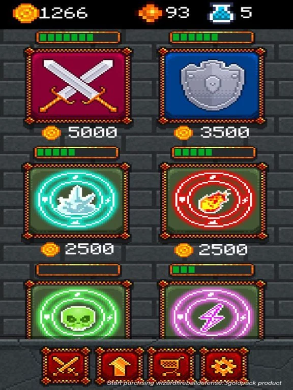 Изображение игры: Wizard fireball defense
