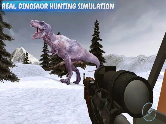 Изображение игры: Dinosaur Sniper Shooting Simulation 3D Pro: Hunting Game Pro