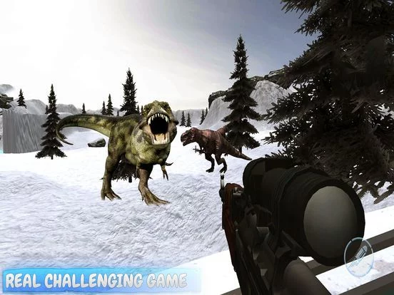 Изображение игры: Dinosaur Sniper Shooting Simulation 3D Pro: Hunting Game Pro