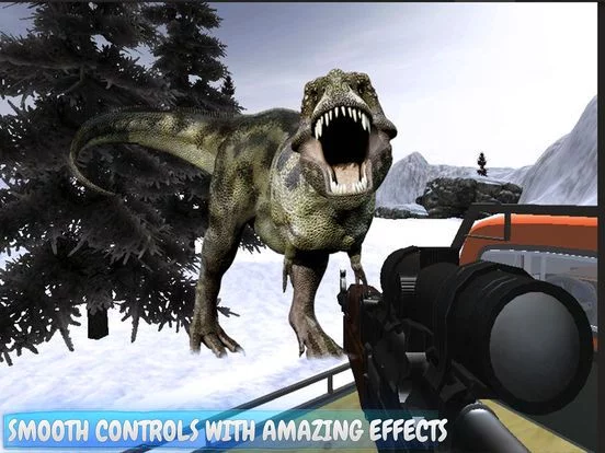 Изображение игры: Dinosaur Sniper Shooting Simulation 3D Pro: Hunting Game Pro