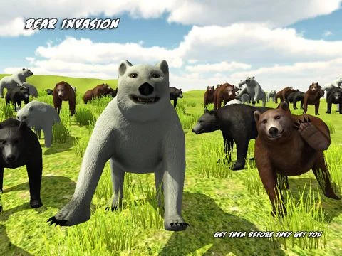 Изображение игры: Bear Invasion