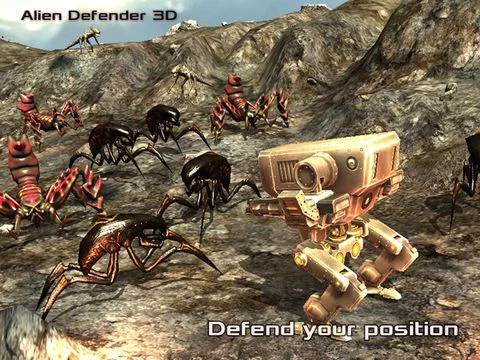 Изображение игры: Alien Defender 3D