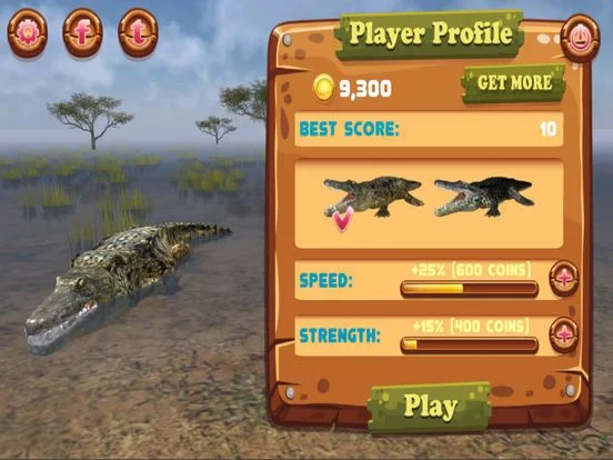 Изображение игры: Crocodile Simulator 2015