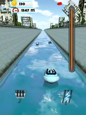Изображение игры: Action Boat Racing 3D