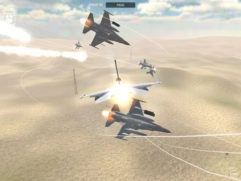 Изображение игры: Air Takedown 3D Flight Simulator