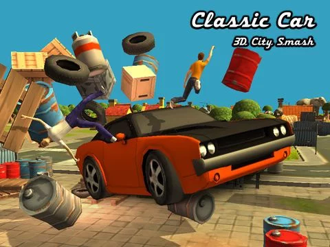Изображение игры: Classic Car City Smash 3D