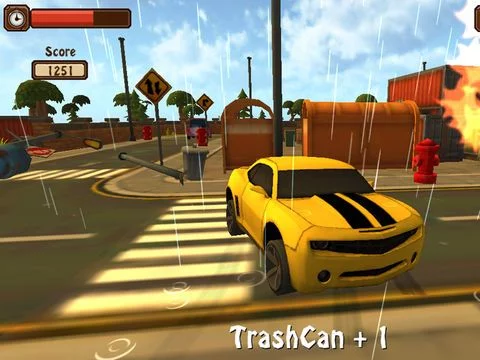 Изображение игры: Classic Car City Smash 3D