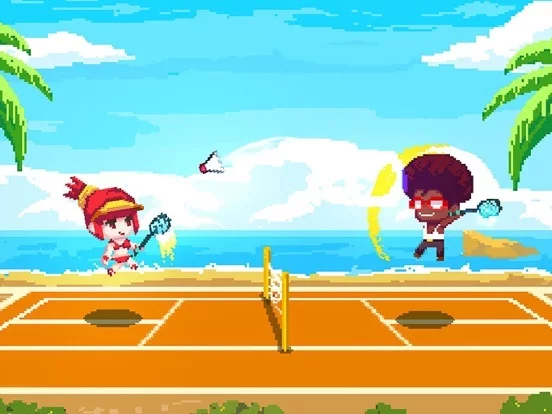 Изображение игры: Pixel Cup Badminton