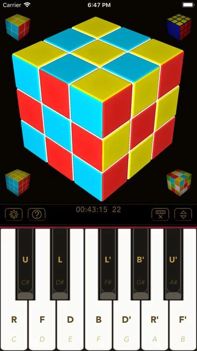 Изображение игры: PianoCube!