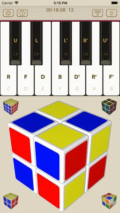 Изображение игры: PianoCube!
