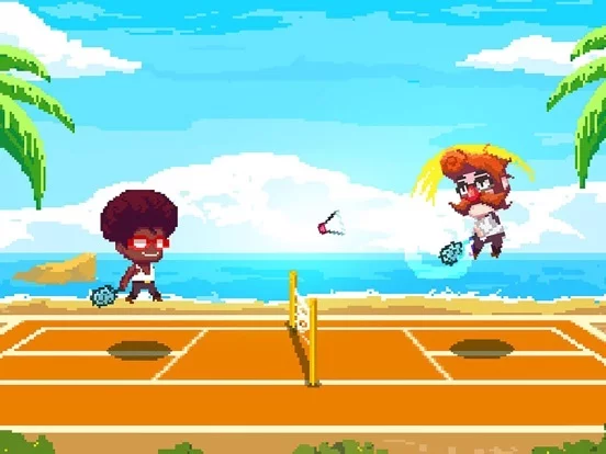 Изображение игры: Pixel Cup Badminton
