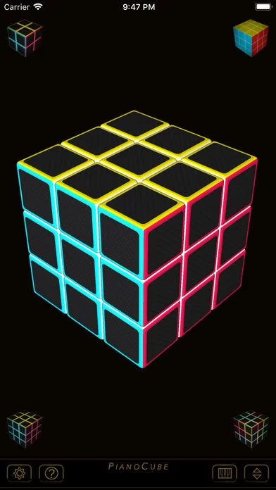 Изображение игры: PianoCube!