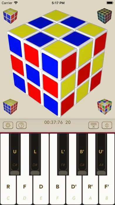 Изображение игры: PianoCube!