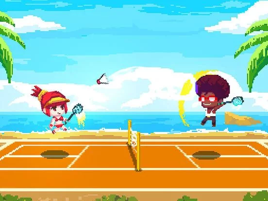 Изображение игры: Pixel Cup Badminton