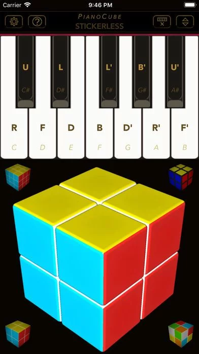 Изображение игры: PianoCube!