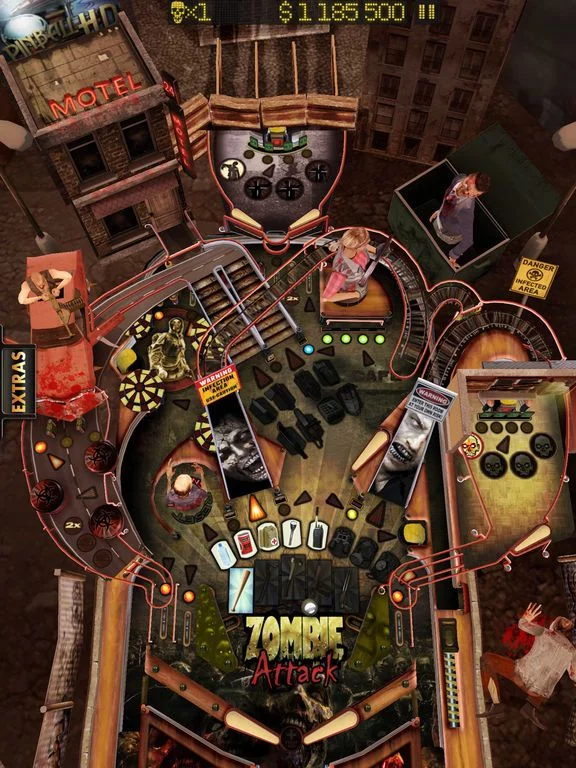 Изображение игры: Zombie Attack Pinball HD: Monster Challenge