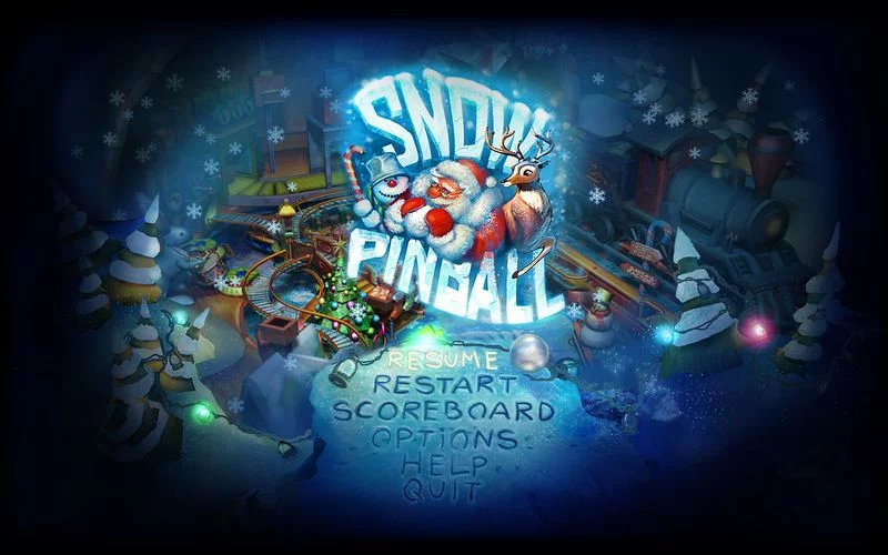 Изображение игры: Snow Pinball