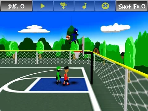 Изображение игры: Funky Hoops Basketball