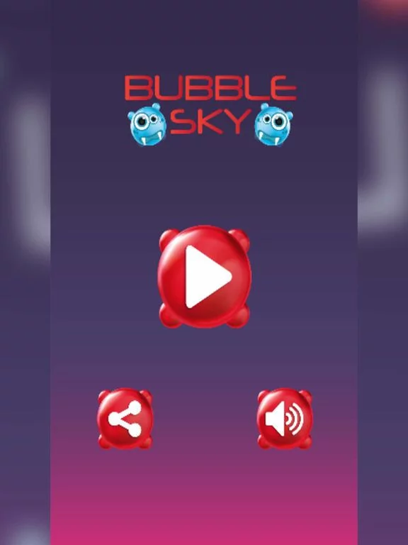 Изображение игры: Bubble Sky