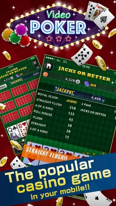 Изображение игры: Video Poker Deluxe - Free Game