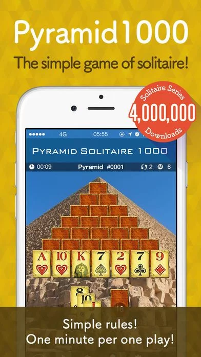 Изображение игры: Pyramid 1000 - Solitaire Simple Game