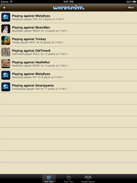 Изображение игры: Wordsmith Lite