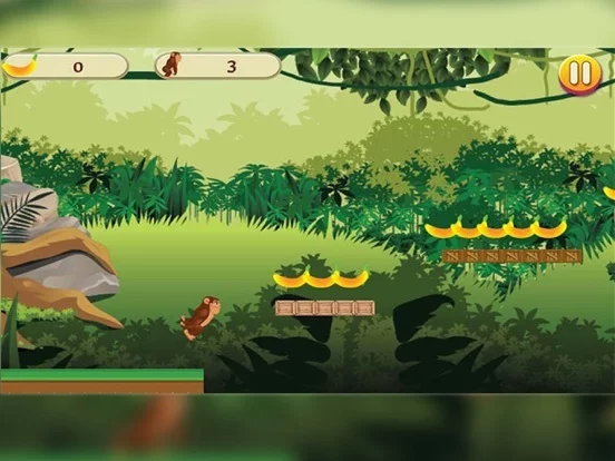 Изображение игры: Jungle Monkey Runner